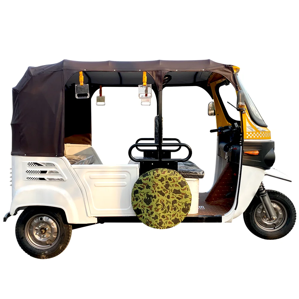 Такси-Тук Bajaj авто рикша 3 колеса бензиновый Электрический гибридный шаговый двигатель для