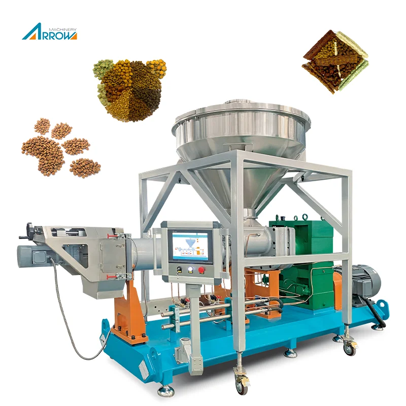 Automatic Cold Press Forming Machine Pet Dog Food Production Line Processing Baked Pet Food Machine