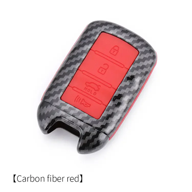 Car accessories manufacture remote key silicone carbon fiber case shell holder protection cover for K9 smart four button