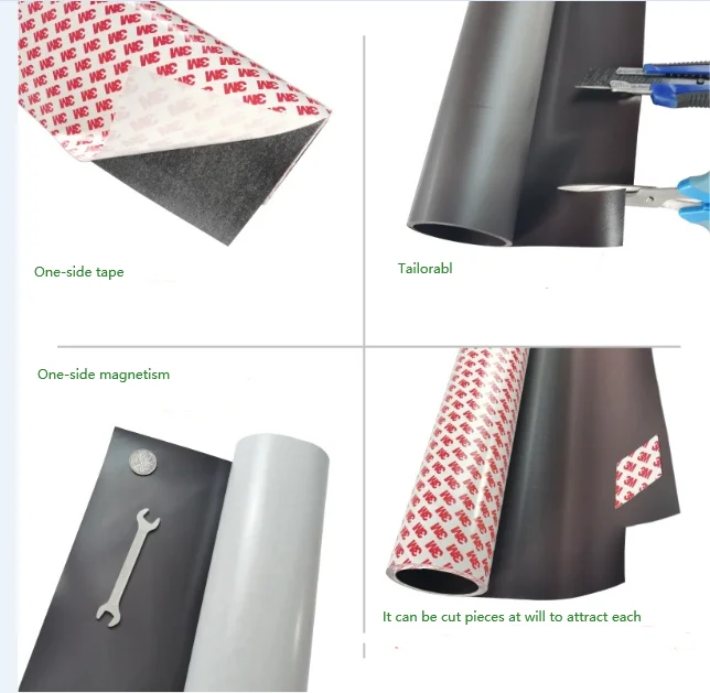 flexible magnet with car magnetic roll