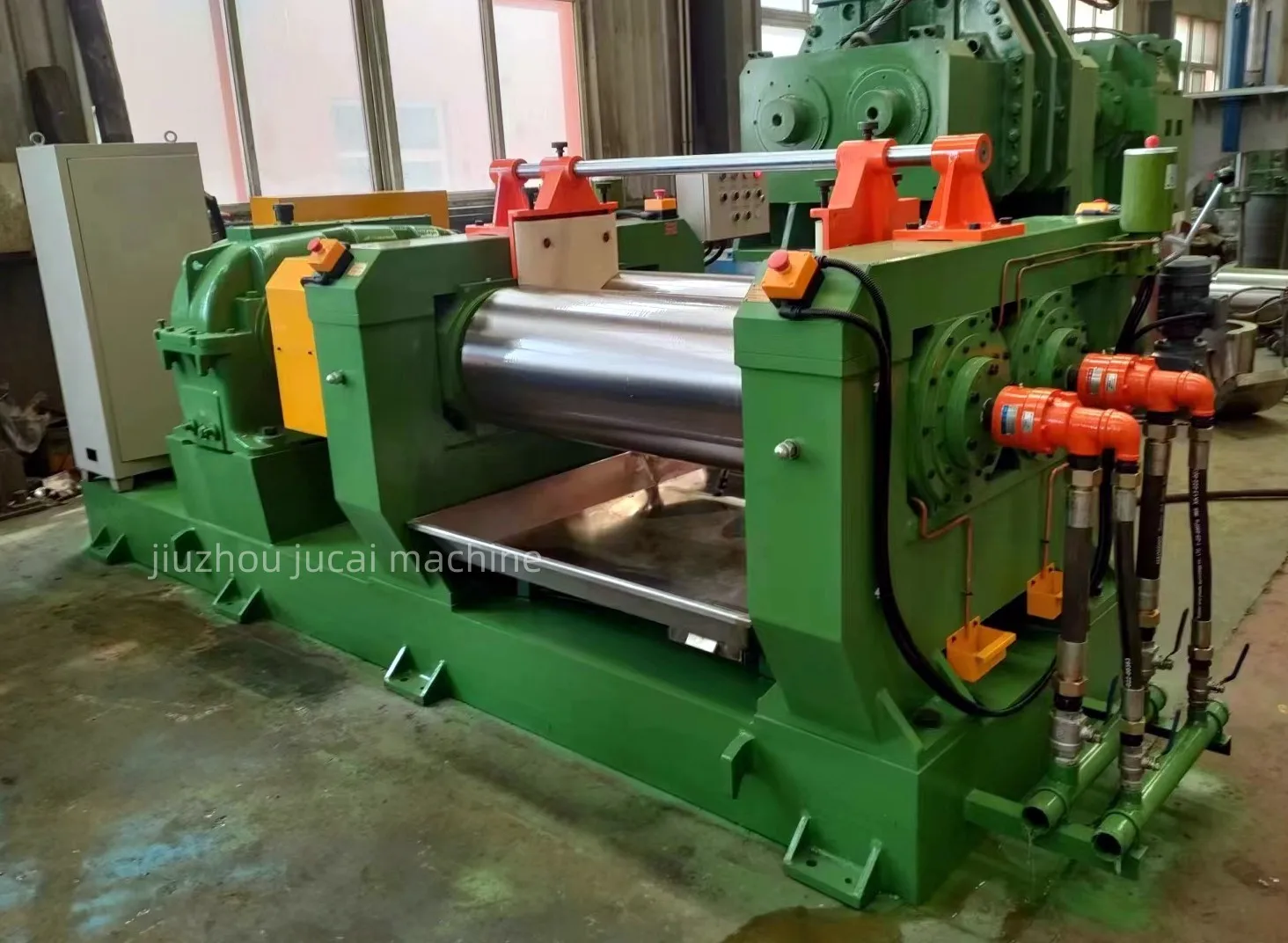 rubber open two roller hard tooth mixing mill machine /silicon rubber mixer mill/silicon mixing mill