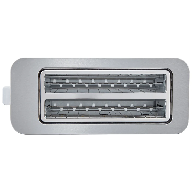 Тостер для хлеба с длинным слотом для домашнего использования, изготовление на заказ, кухонный умный выдвижной тостер для завтрака из нержавеющей стали на 4 ломтика