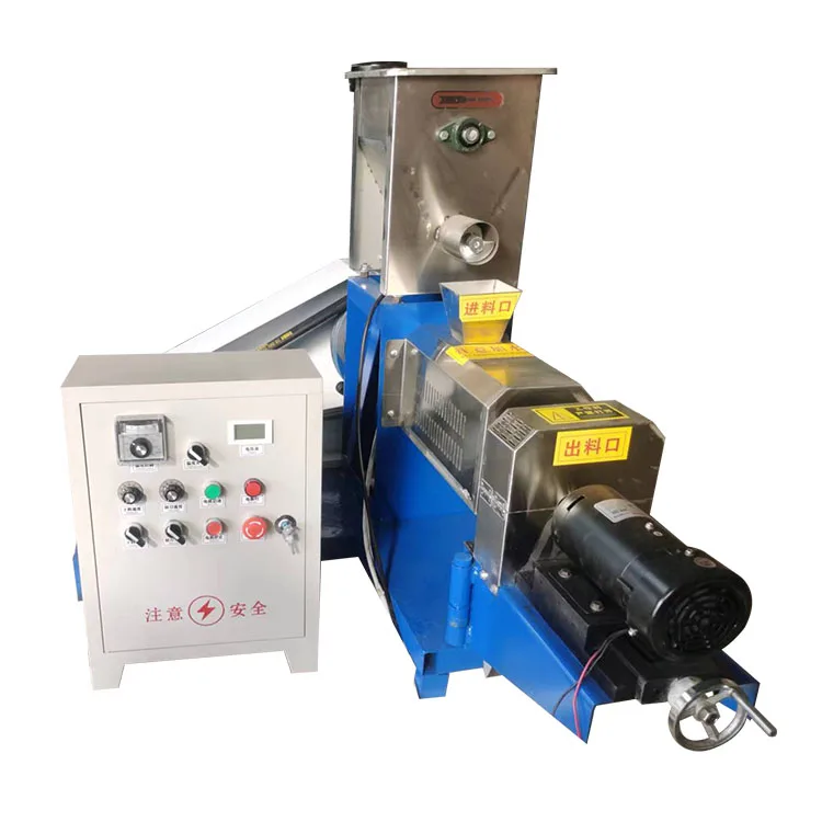 Farming Soybeans Expander Full Fat Soya Extruding Machine Floating Fish Feed Extruder