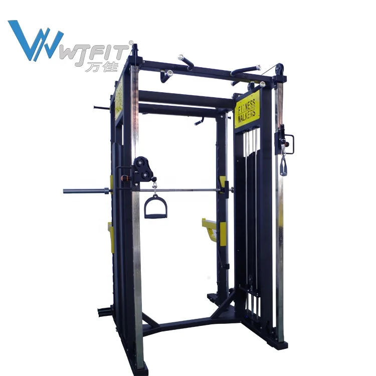 
Wanjia Fitness Gym Machines Squat Rack Power Rack Multi Funcion Smith Machine Multi Home Gym For Commercial And Home Fitness 