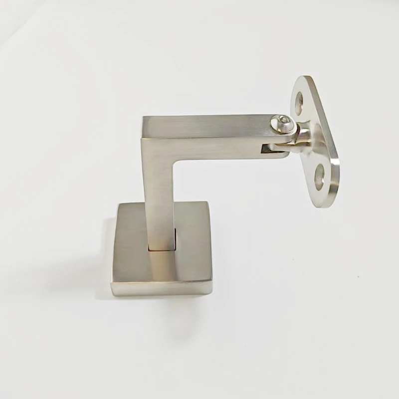 Stainless Steel Wall Mounted Railing Handrail Holder Fitting Accessories 304 316 Adjustable Mounted Glass Handrail Bracket