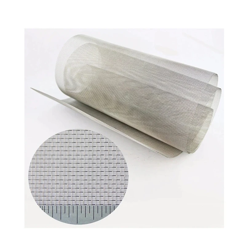 500 400 300 200 100 80 70 25 Micron 304 316l 430 904l 310s Stainless Steel Wire Mesh For Filter(in Stock)