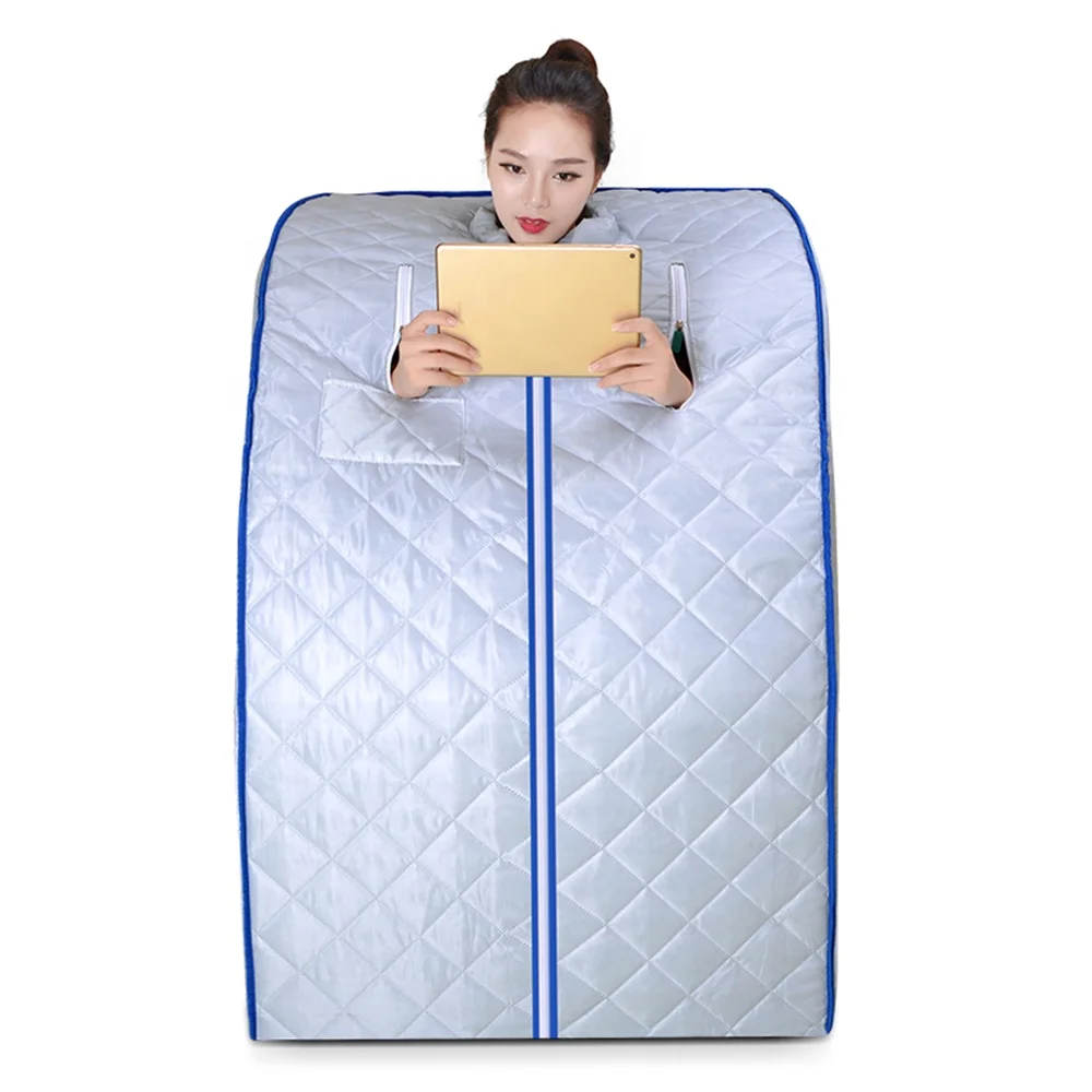 Portable Far Infrared One Person Sauna-Home Far Infrared FIR Sauna (Large) with Low EMF Heating Panels
