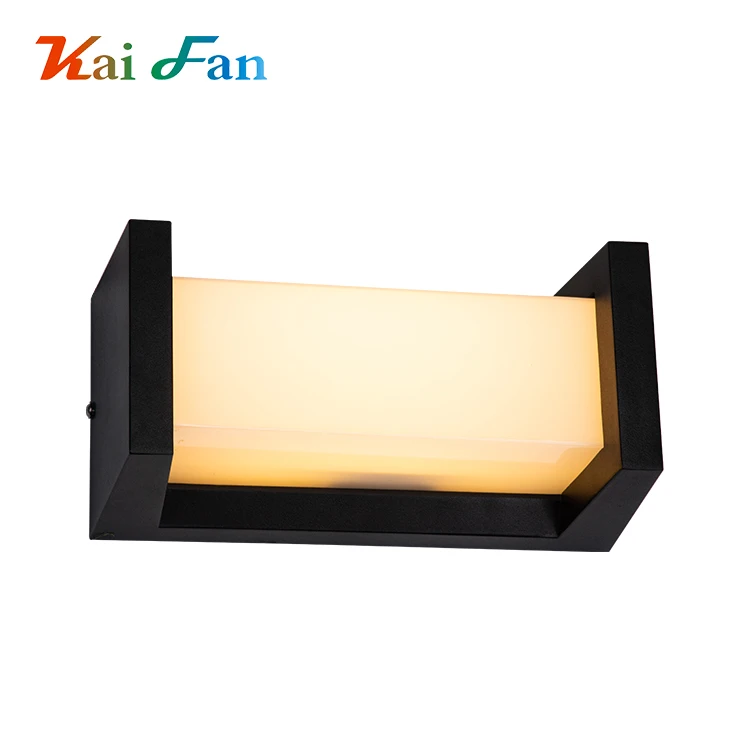 KAIFAN современные наружные настенные светильники садовые Smd Cob Abs светодиодные Настенные для дома спальни