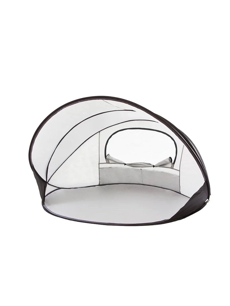 Pop Up Beach 3-4 Person Portable Instant Tent with UV Protection Sun Shade Shelter Beach Cabana Tent with Carry Bag Sandbag