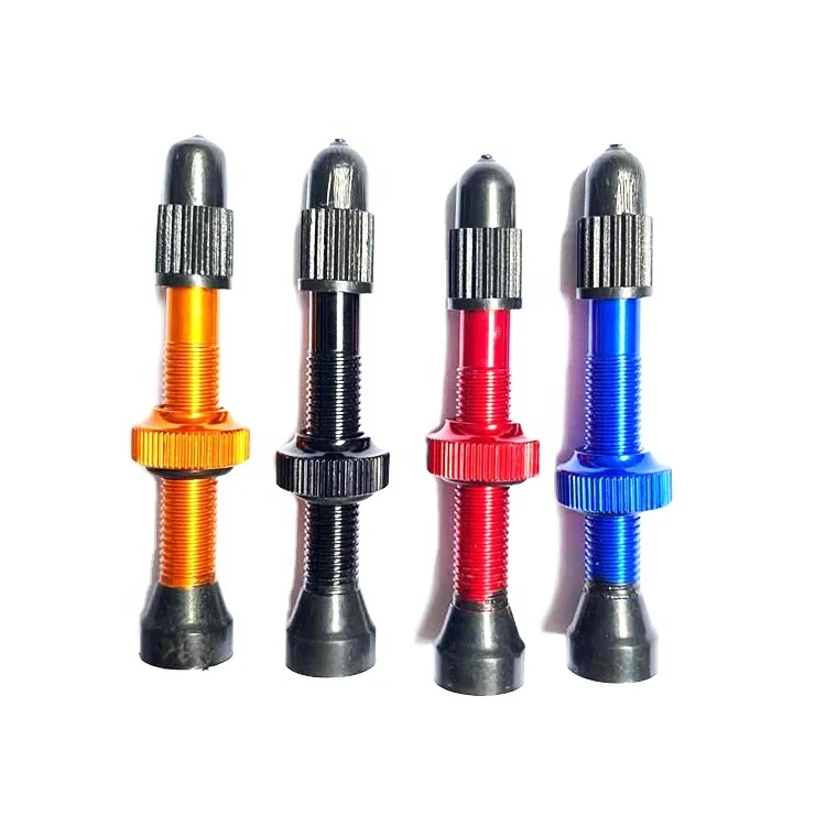 Highest quality 54mm 58mm 62mm 74mm extender colorful French bicycle presta valve stem for MTB road bicycle Parts