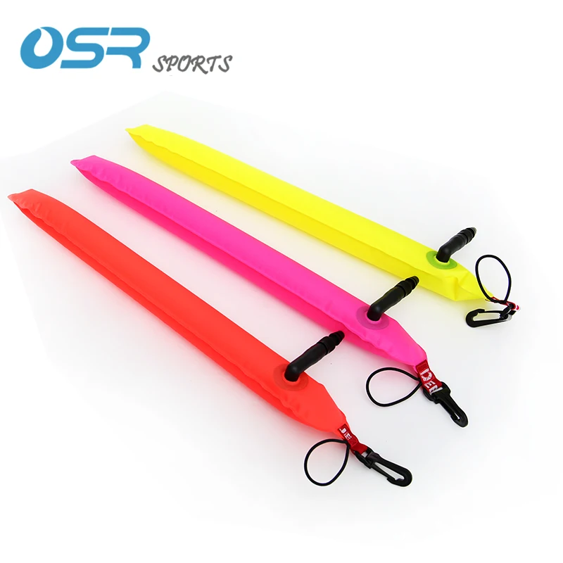 Scuba Diving Mini Type SMB Surface Marker Buoy Close End 56*8.5cm Exhibition Souvenirs 210DNylon