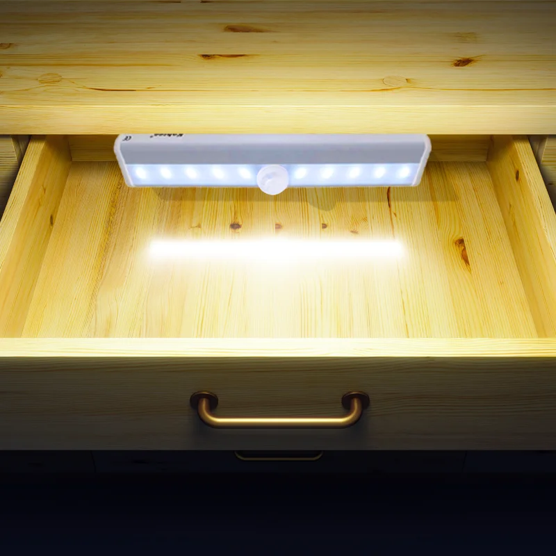 Quick Installation Bedroom Led Night Light  4A Battery Operated Kitchen Cabinet Motion Sensor Led Light