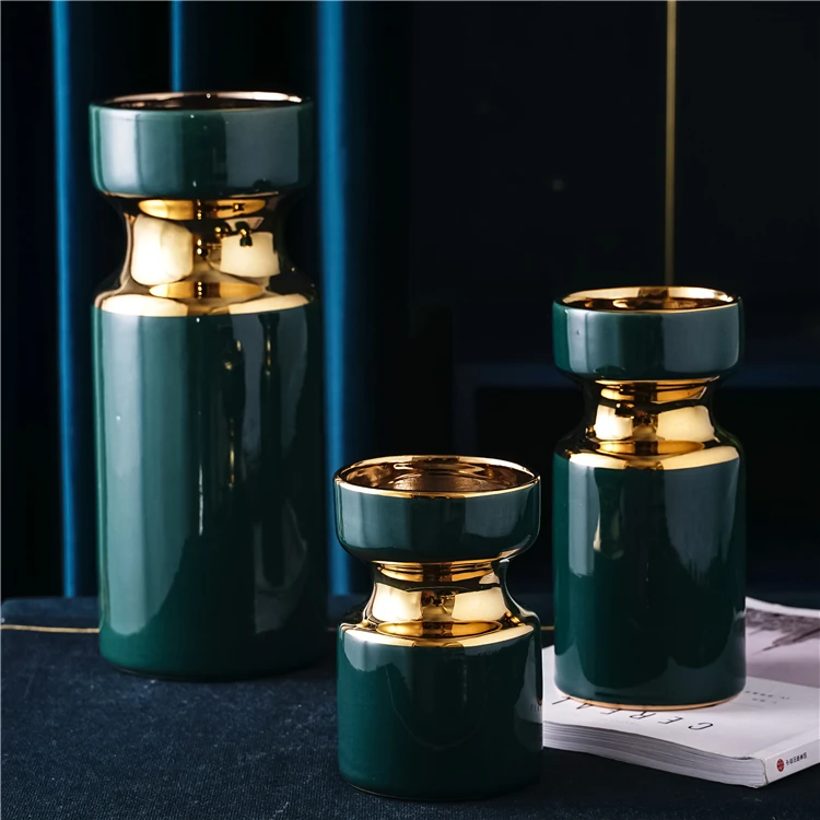 Living room decoration modern minimalist handmade elegant bud vase art craft ceramic flower vases