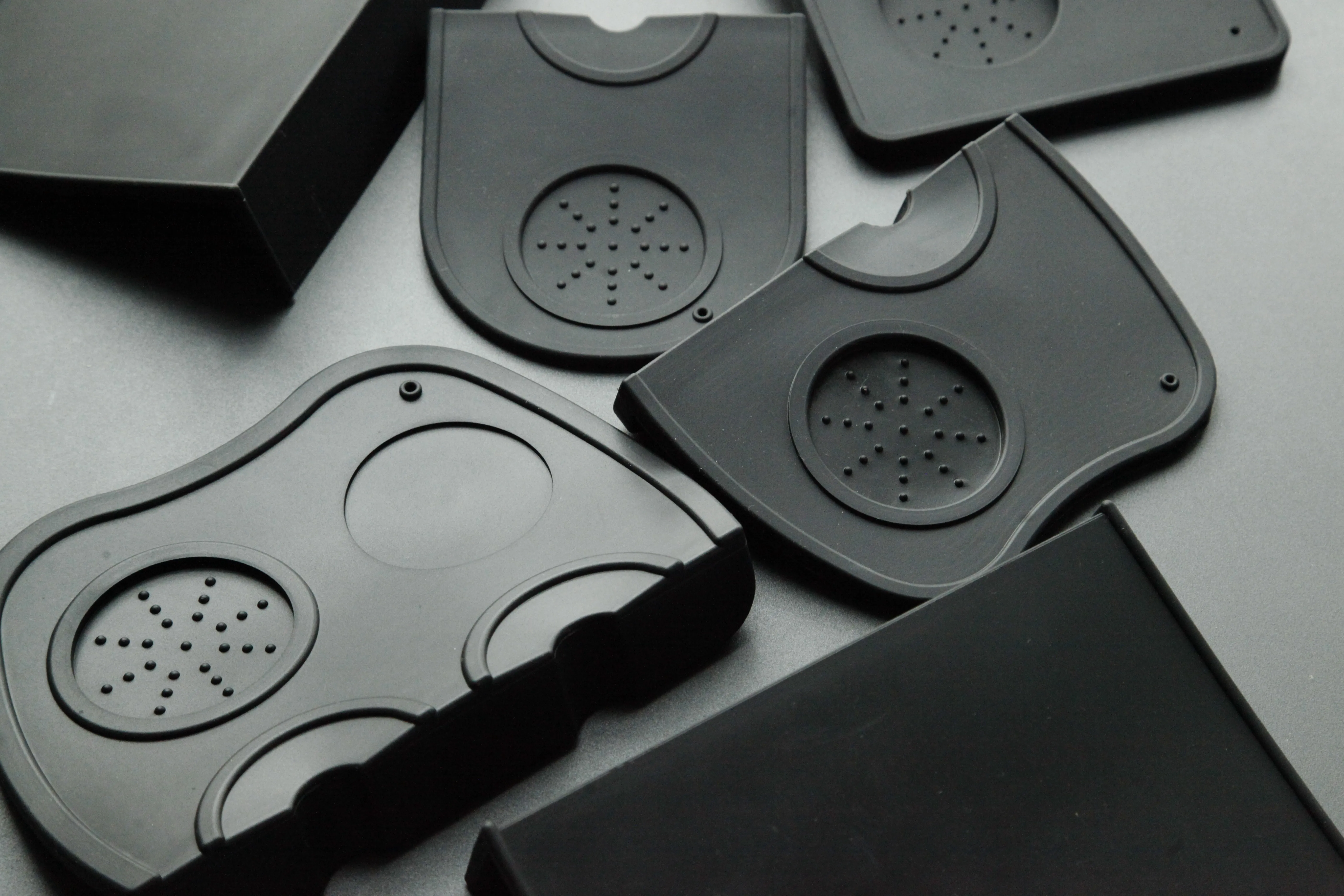 Espresso Coffee Press Base Espresso Coffee Tamper Mat, Coffee Tampering Corner Non-Slip Silicone Pad