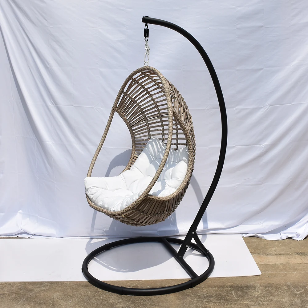 SUNLINK Garden Sets Patio Furniture Outdoor Rattan Garden Egg Swing Hanging Chair
