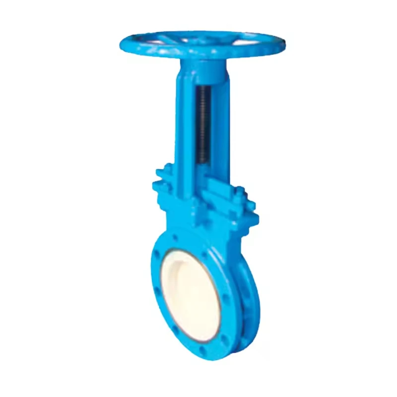 Factory Stainless Steel Handwheel Knife Gate Valve Hard Seal Wafer Manual Knife Type Gate Valve