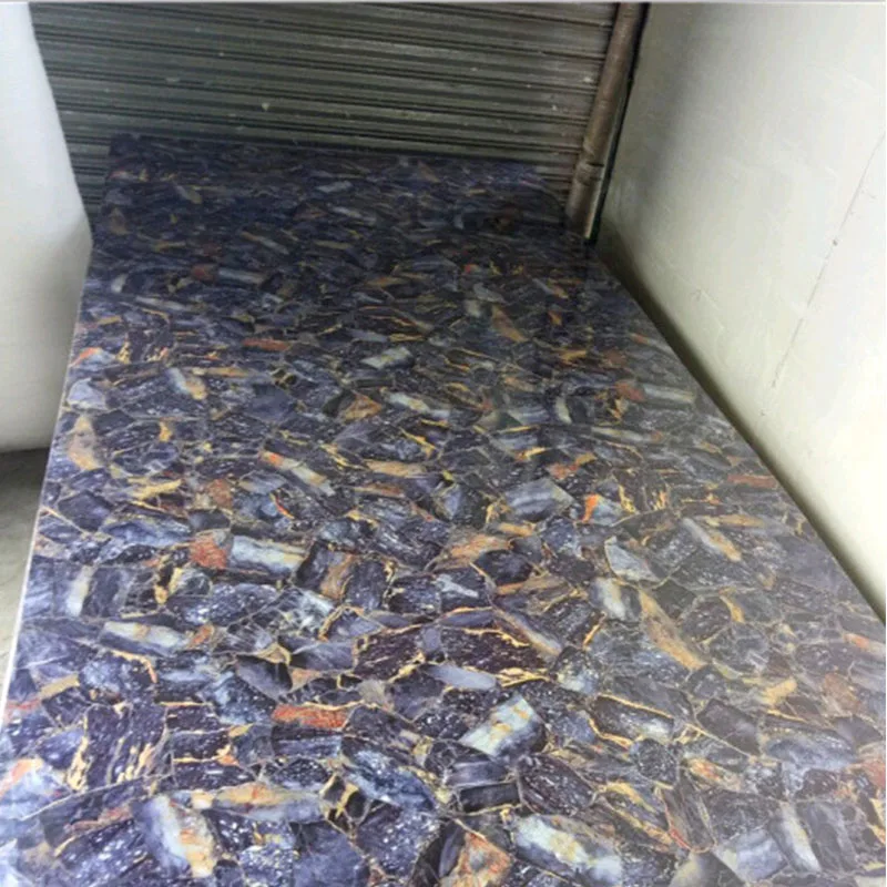 China Manufacturer Decoration Panels High Quality PVC Marble Sheet Poly Granites