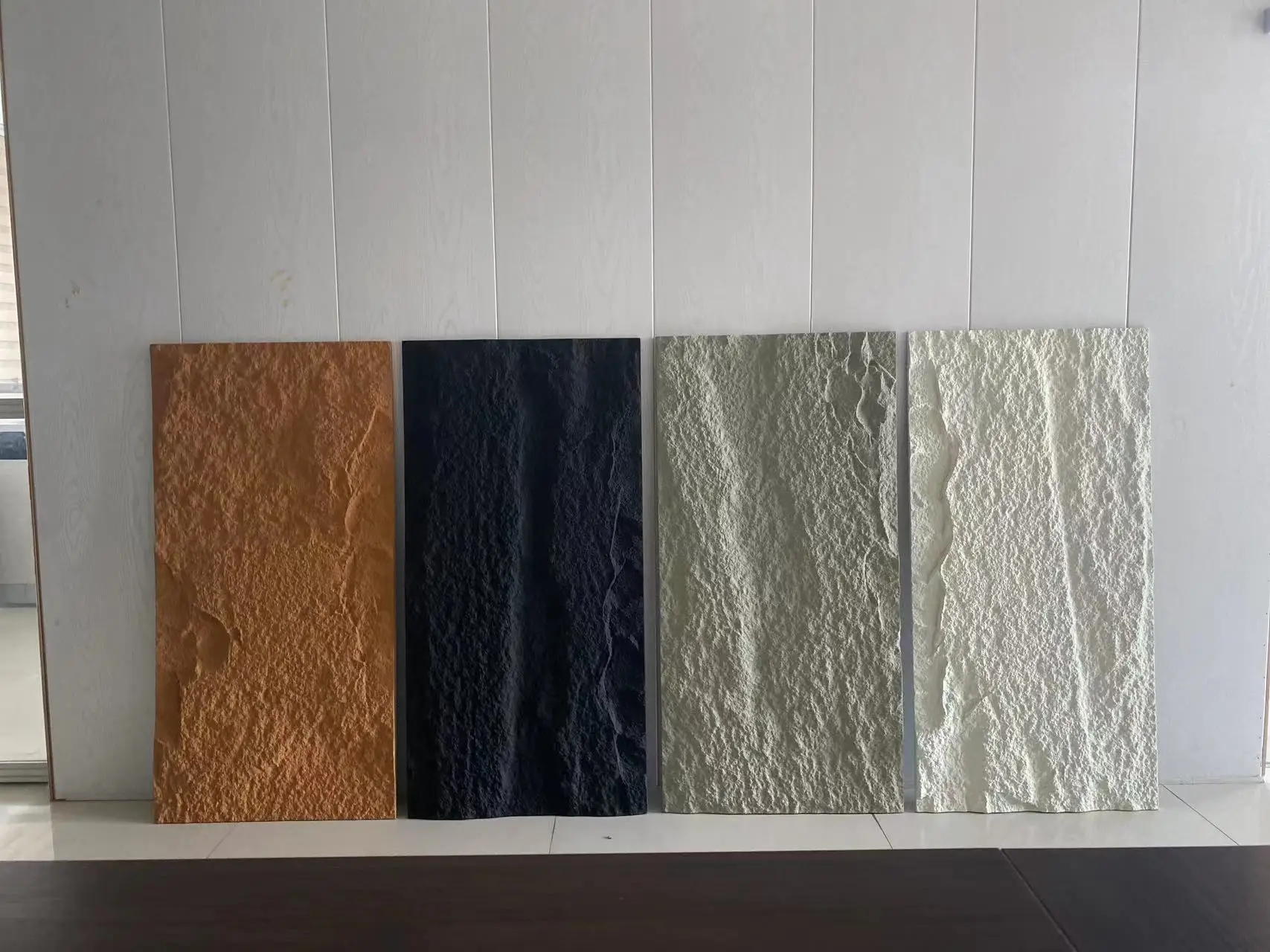 hot sale pu artificial culture stone artificial faux concrete flexible stone