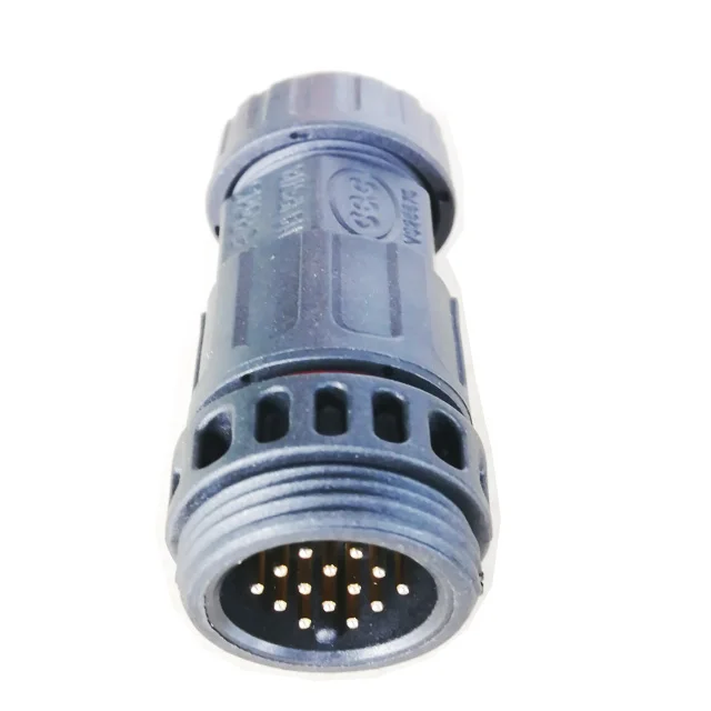 M19 electric 14pin terminal circular automotive magnetic power assembly connector