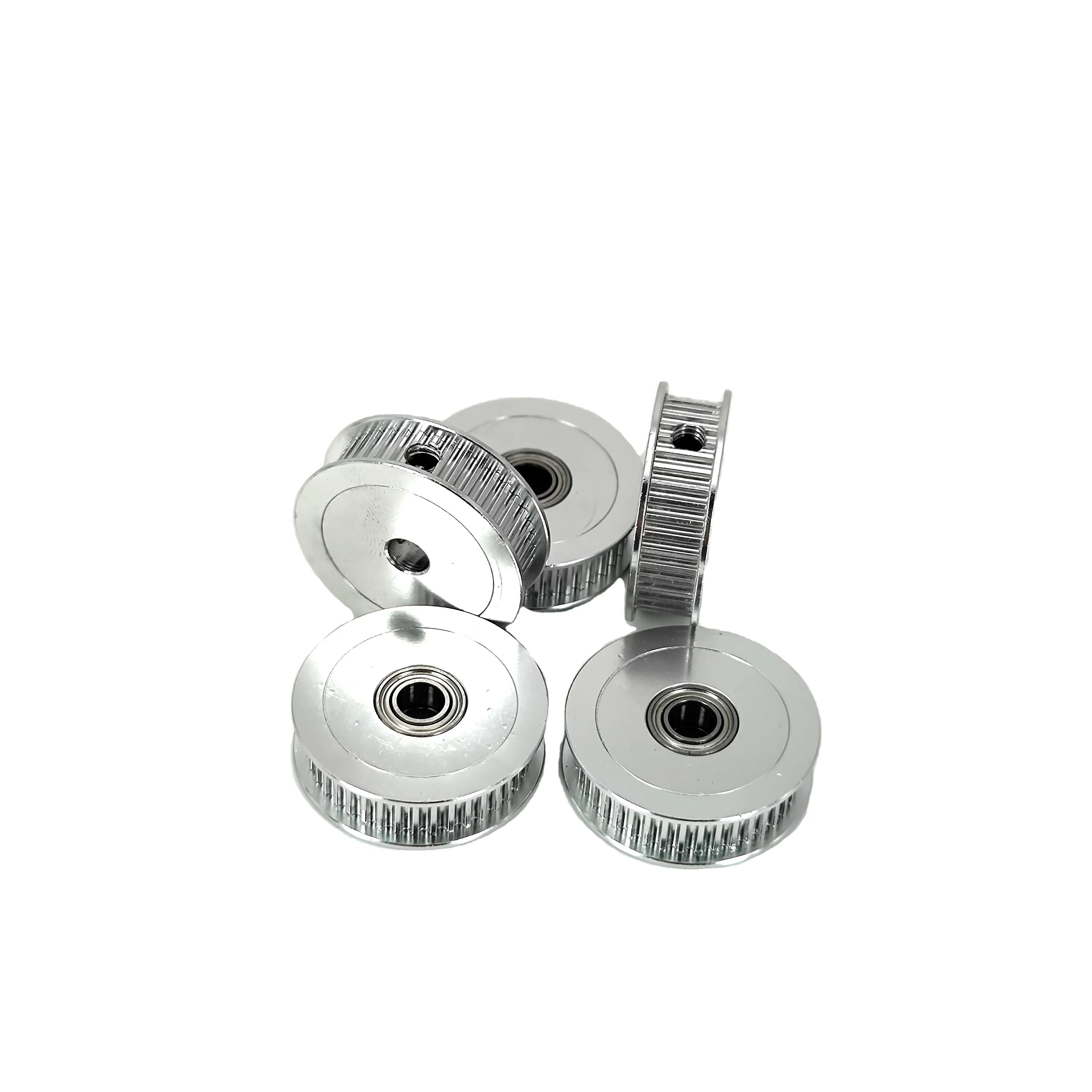CNC machining 3D printer timing pulley idler pulley 40T Inner hole 5mm with bearing