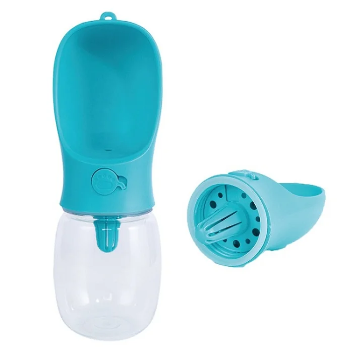 
Amazon Hot Sale Plastic Outdoor Travel Drinking Portable Pet Dog Water Bottle 
