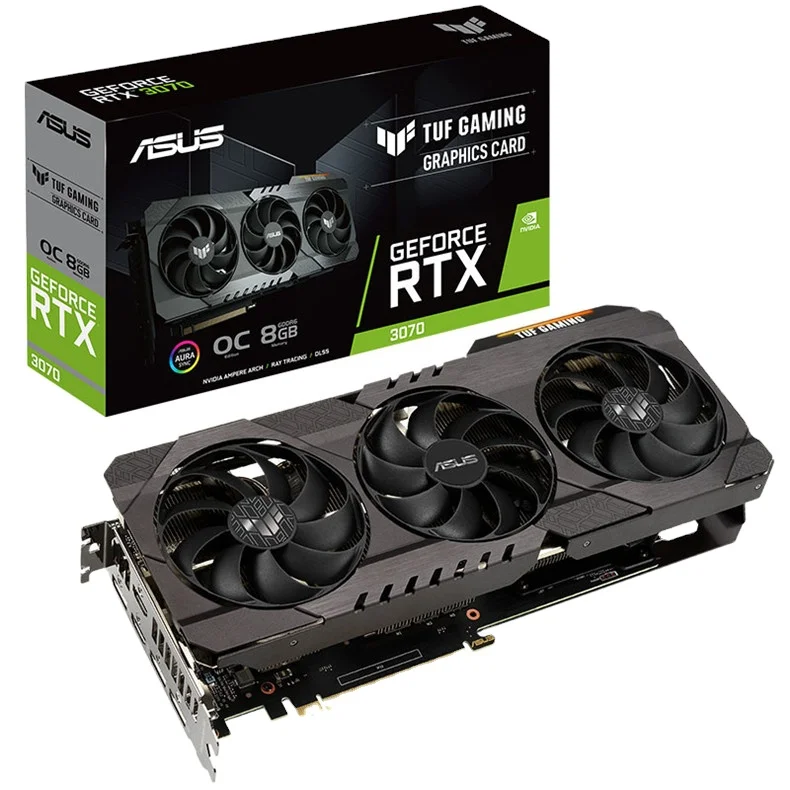 Оригинальная Совершенно новая видеокарта RTX 3070 3080 3090 Gaming с 8 Гб GDDR6X видеопамять для настольного
