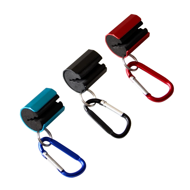 iLure Red Blue Black Rod Clamp Portable Hanging Rod Tool Clamp On Fishing Rod Holder