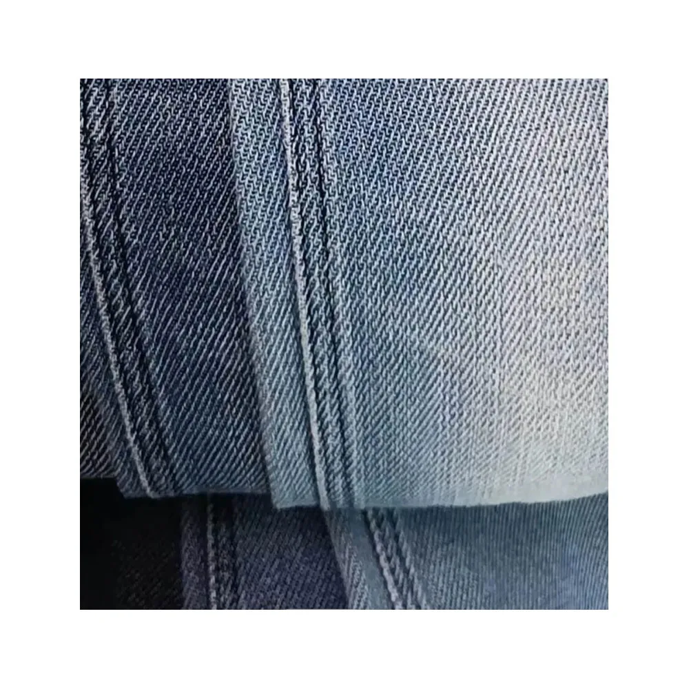 650 Cheap price cotton stretch rayon denim fabric stock lot available for sale garment buyer
