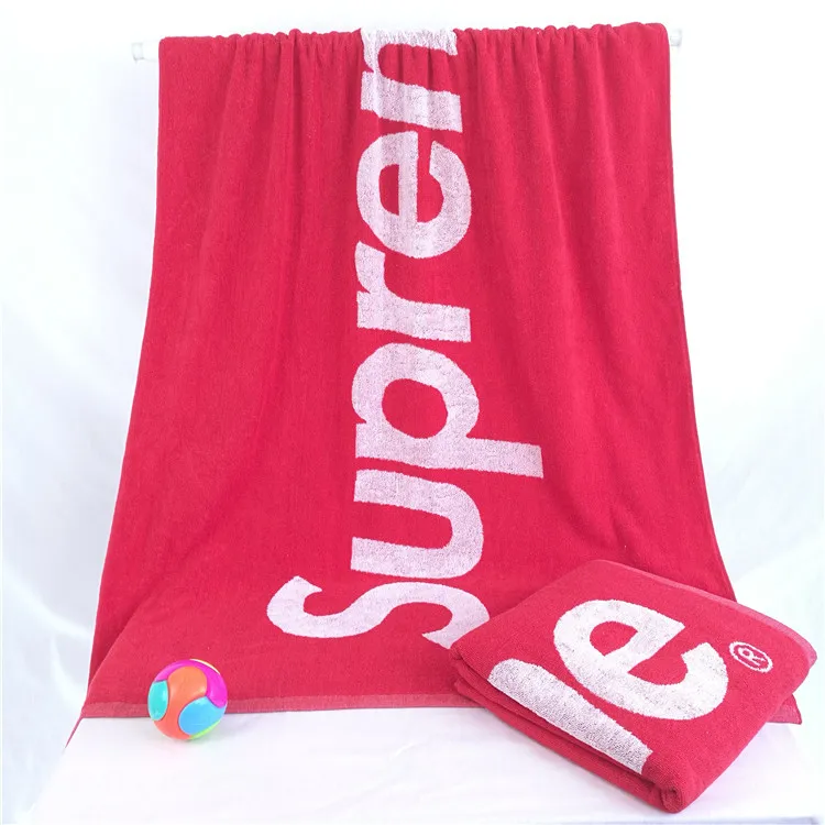 MRTONG Custom 100% cotton Velour beach towel With Reactive Printing Logo