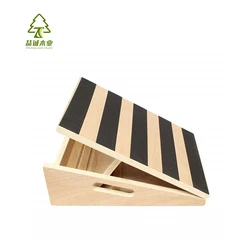 5 Levels Professional Wooden Slant Board Ankle Stretch Incline Boards