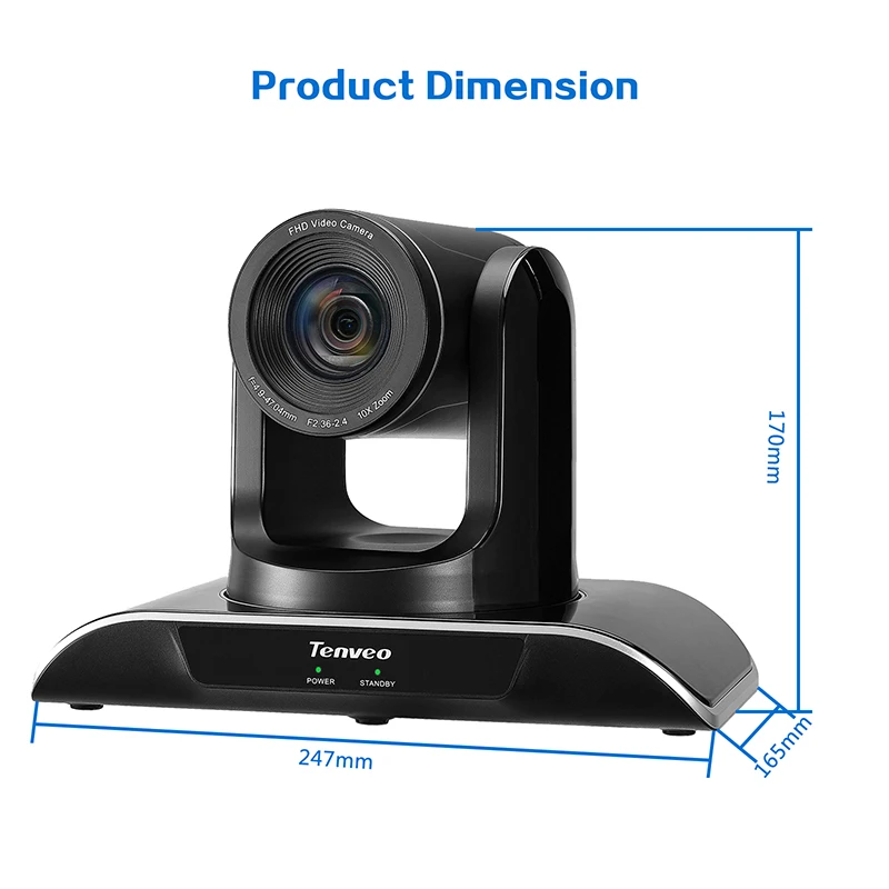 TEVO-VHD10N 10X zoom SDI full hd video conference camera for remote conferencing