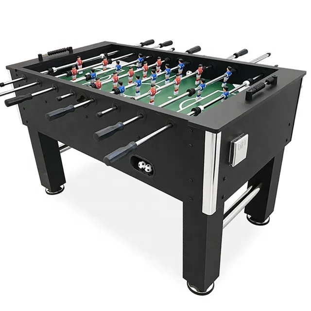 55inch black kicker table indoor football soccer game table