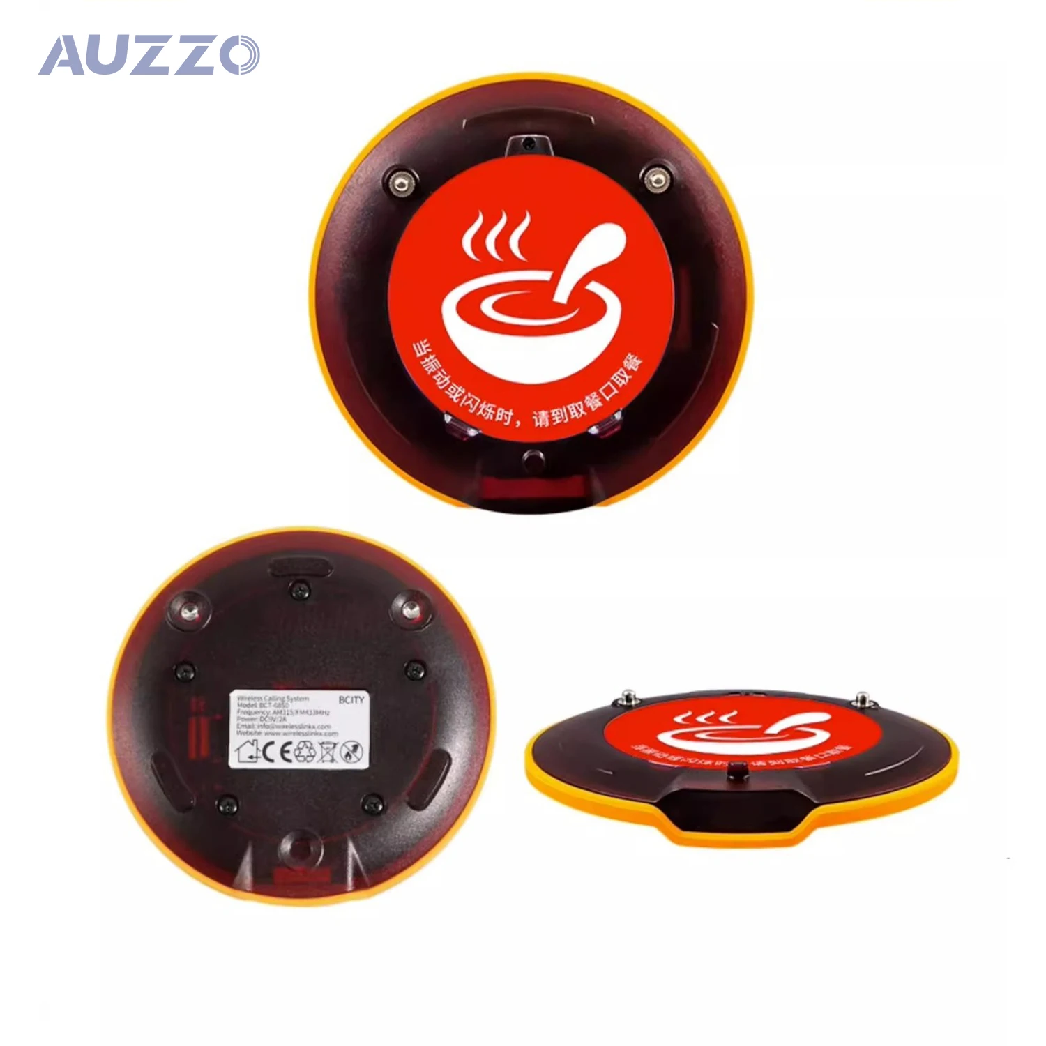 16 Channels Wireless Calling System Restaurant Guest Paging System Restaurant Call Coaster Pagers Guest Waiting Pager