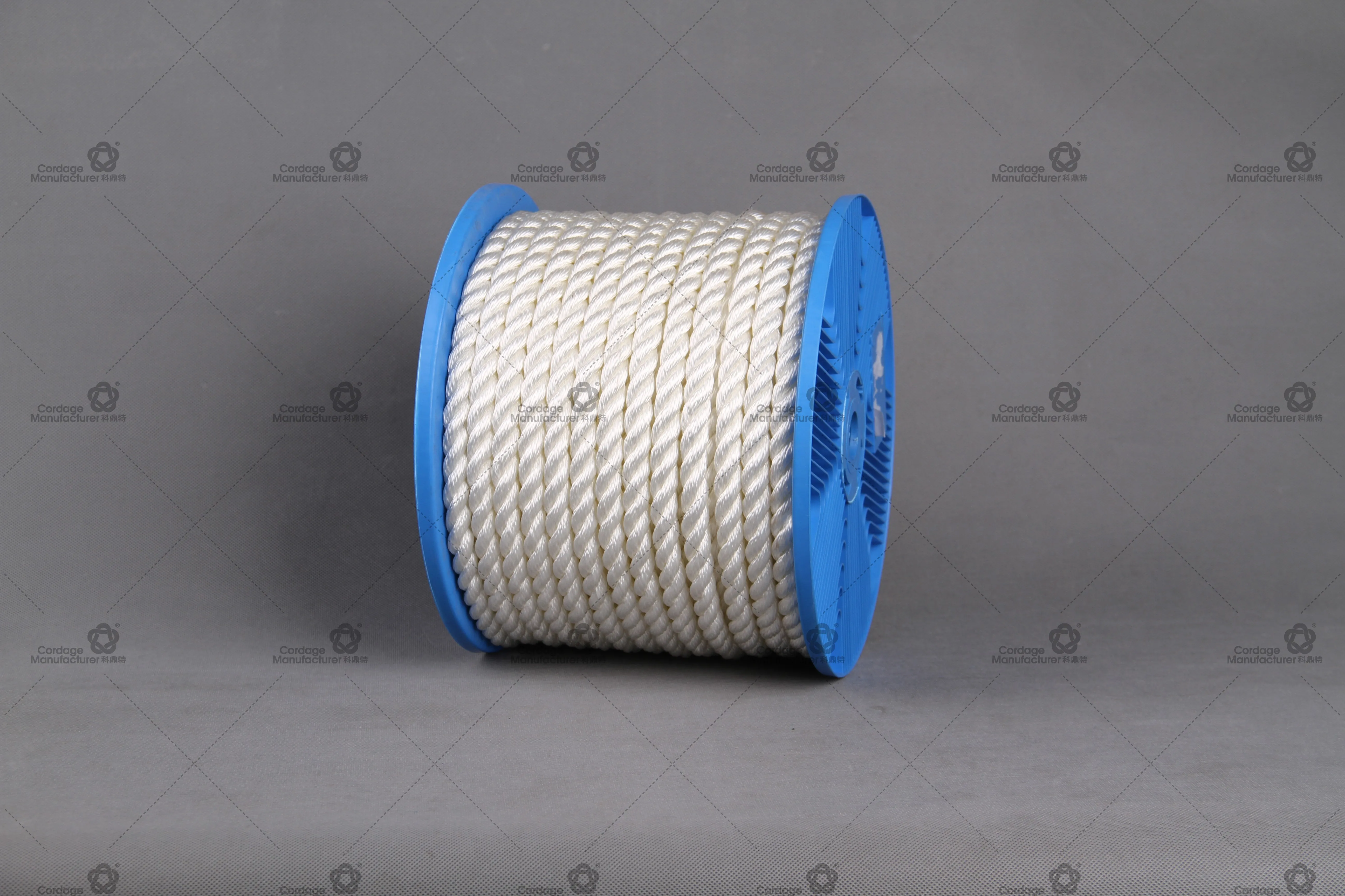 High Quality Climbing Rope High Strength Polyester 3 Strands Twisted Rope