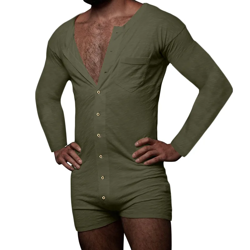 DLL LL-L059 оптовая продажа; Однотонные пикантные туфли Onesie Мужская одежда 2021 комбинезон для сна