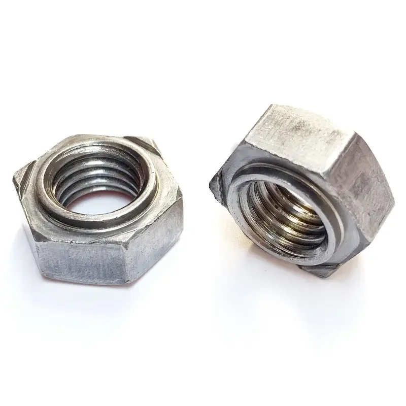 Chinese factory manufacturers  high quality stainless steel hex weld nuts