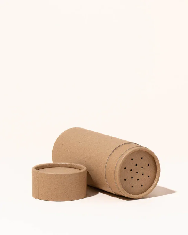 Biodegradable Shaker Cardboard Containers 3g 5g Powder Packaging Jar Spice Salt Paper Tube With Sifter