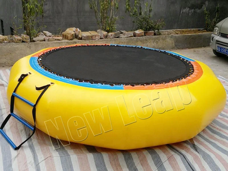 Hot Selling Outdoor Inflatable Exciting Floating Water Trampoline, Inflatable Water Trampoline Games For Sale