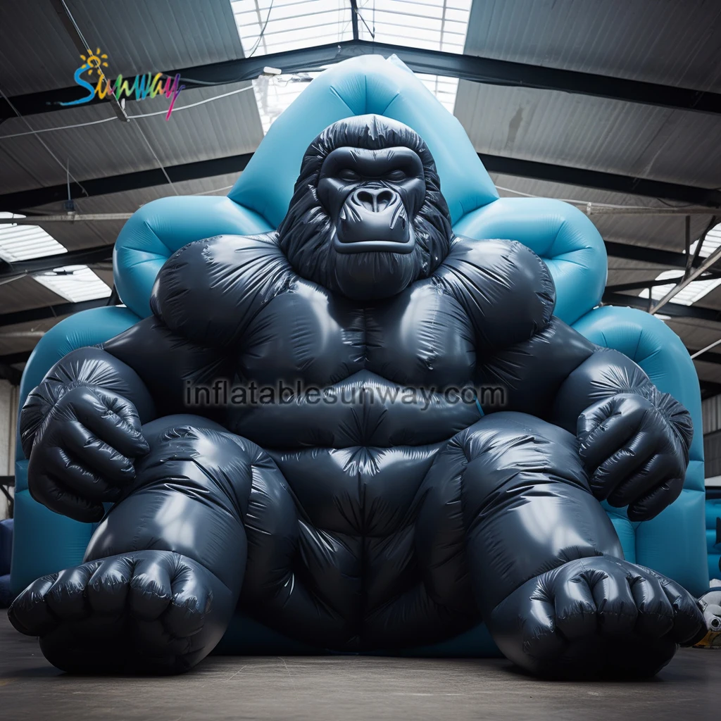 Sunway Outdoor inflatable animals inflatable Gorilla for event