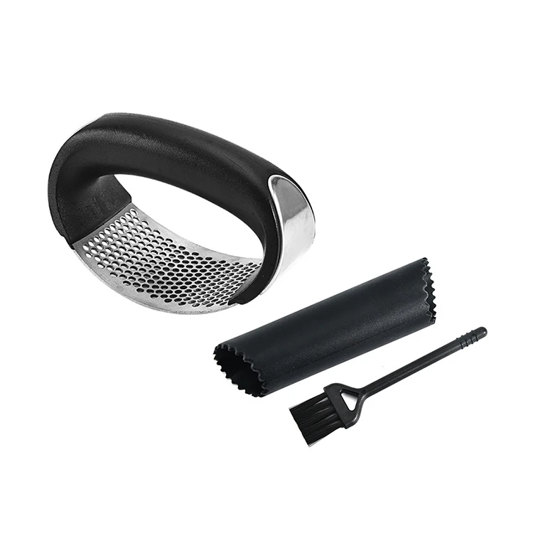 Кольцо из нержавеющей стали 430 для чеснока ручной работы чеснокодавилка для чистки и крепления кухонный пресс для чеснока