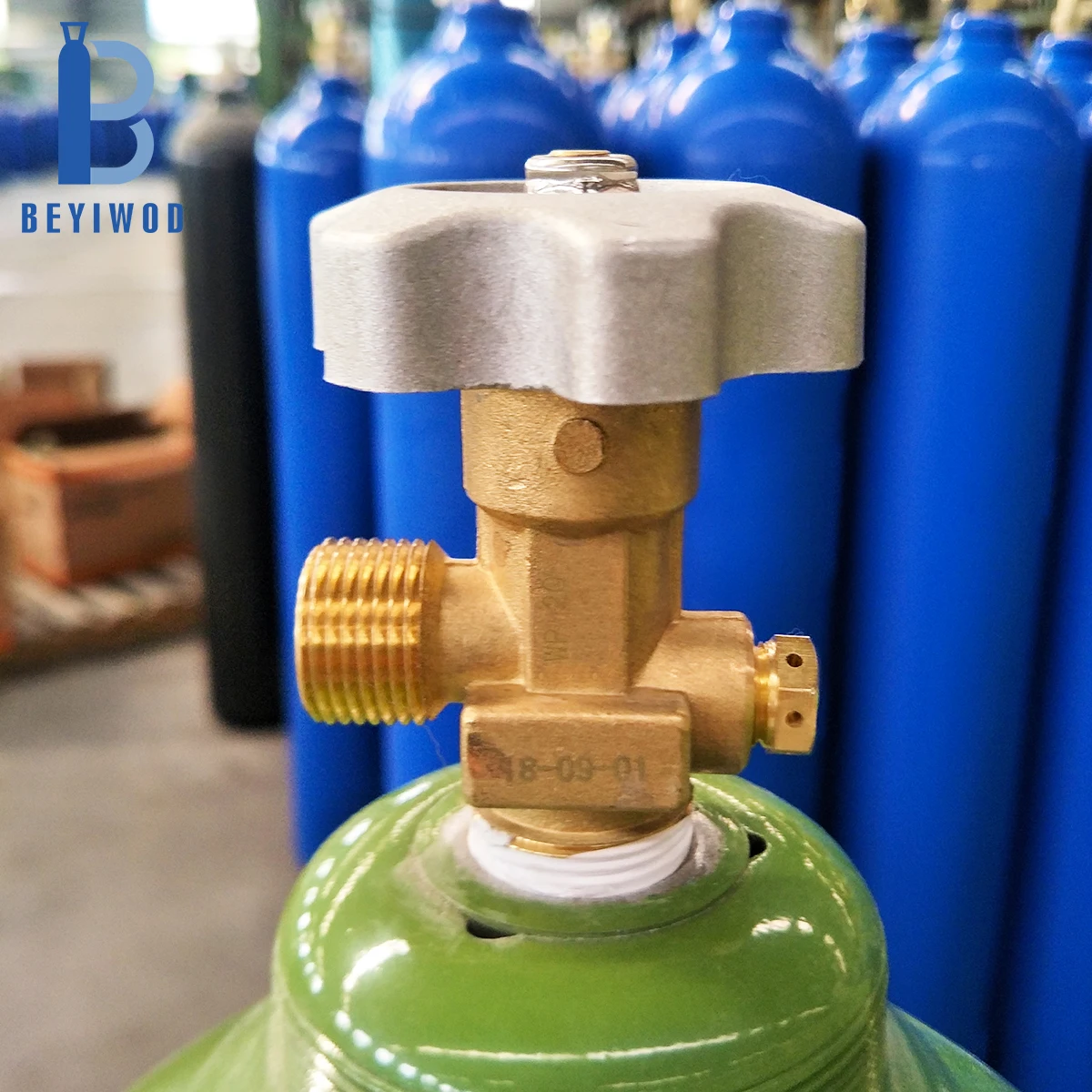 High Pressure 150bar/200bar 40L Oxygen Cylinders With Valves