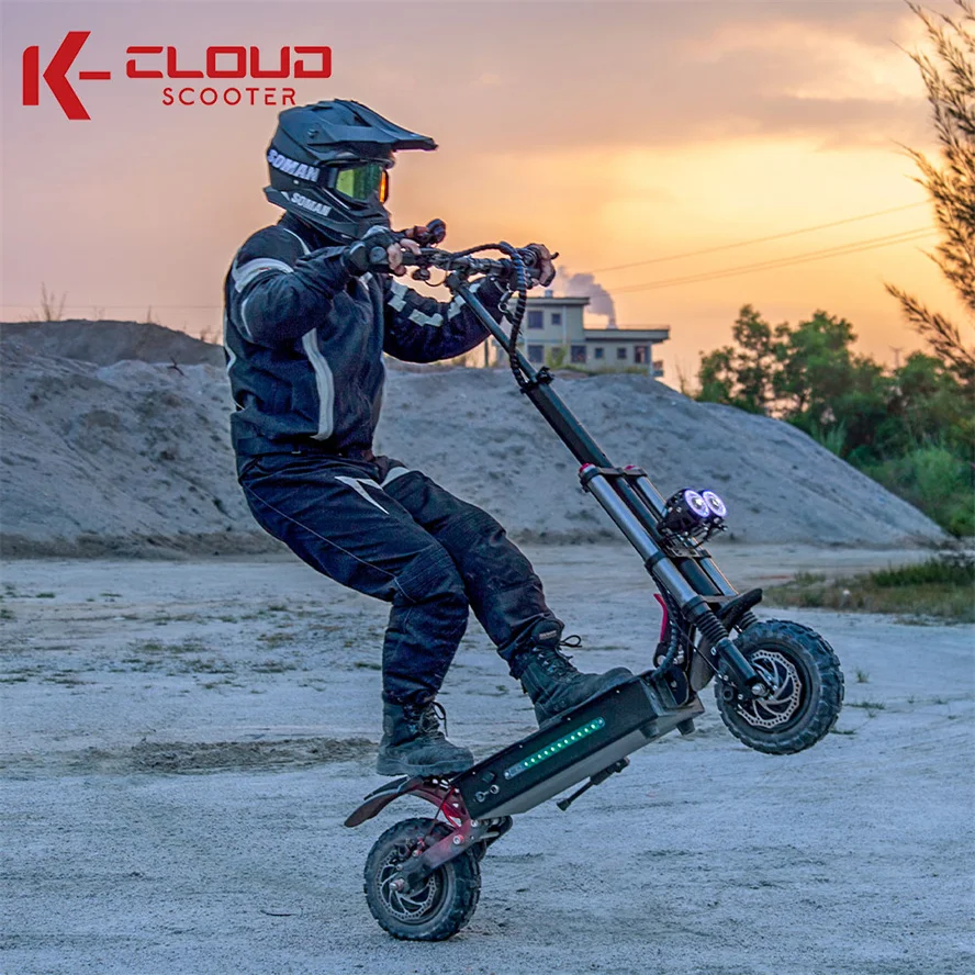 Fast Shipping EU US UK Warehouse 5600W 6000W With Seat 11 Inch Offroad 60V Electric Scooter Price E Scooter