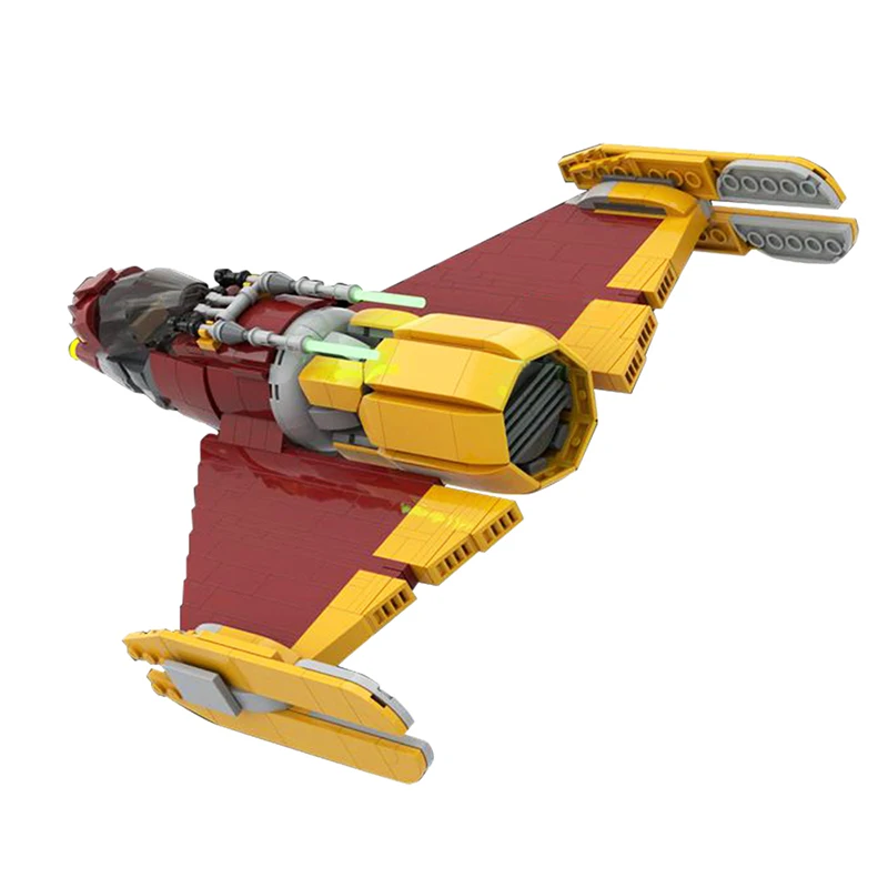 Goldmoc MOC-158204 SW Ahsoka Shin Hatis Starfighter Star Minifig Scale Bricks Toys Wars Building Block Toy