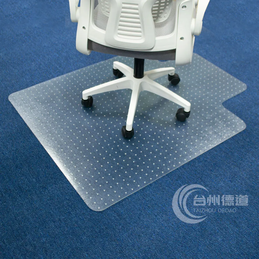 PVC Chair Mat for Carpet Floor Office Chair Mat for Low, Carpeted Floors Plastic Desk Chair Mat