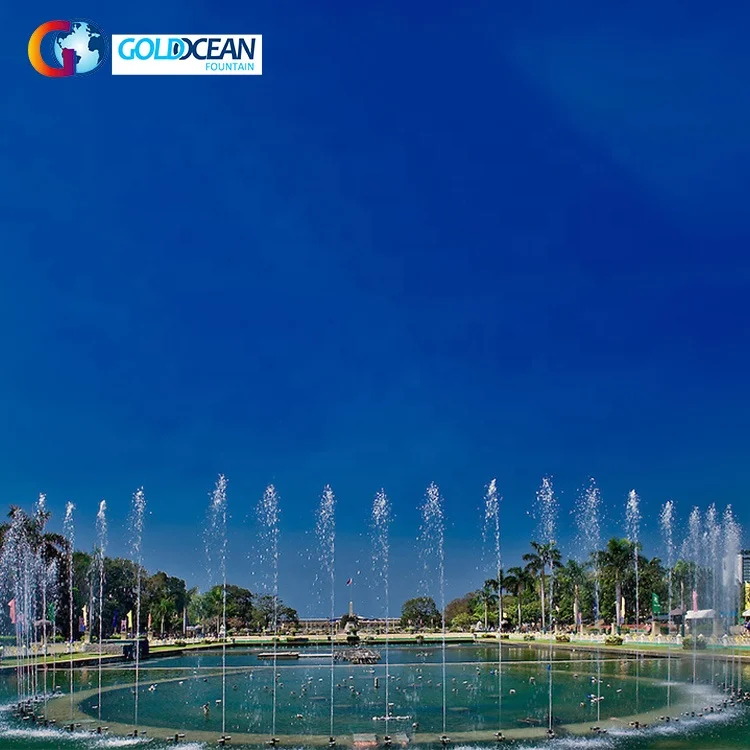 China Factory Supply Stainless Steel Pond Dry Floor Musical Dancing Fountain