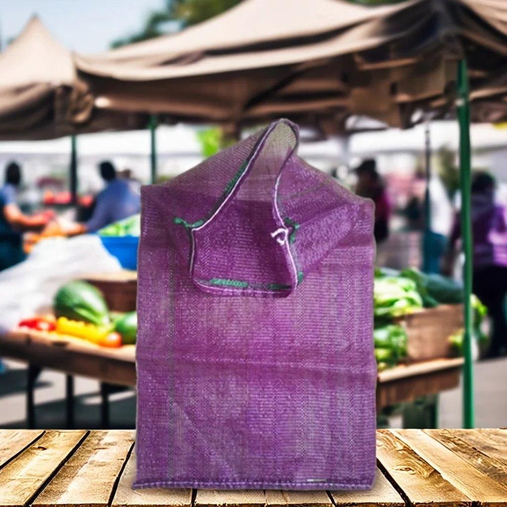 Factory Sales All Kinds Potato Poly Mesh Leno Bags Customized Mesh Net Bag for Orange Firewood Onion Carrot Pepper Corn Sacking