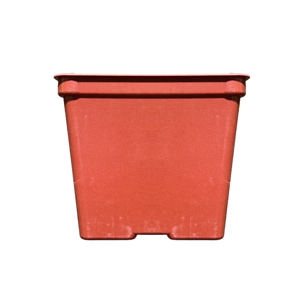 Square Colourful Eco-Friendly Growing Plastic Flower Planting Planter Pots