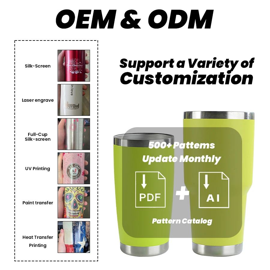 Wholesale Tumbler Cups Tumbler 20Oz 30Oz With Magnetic Lid Double Wall Food-Grade Stainless Steel Insulated Tumbler Cups