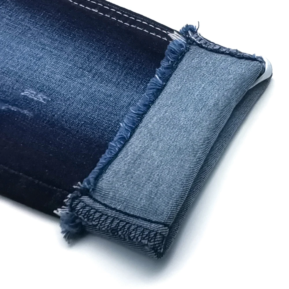 10OA+10slub*C16/70+75 Cotton polly spandex denim fabrics