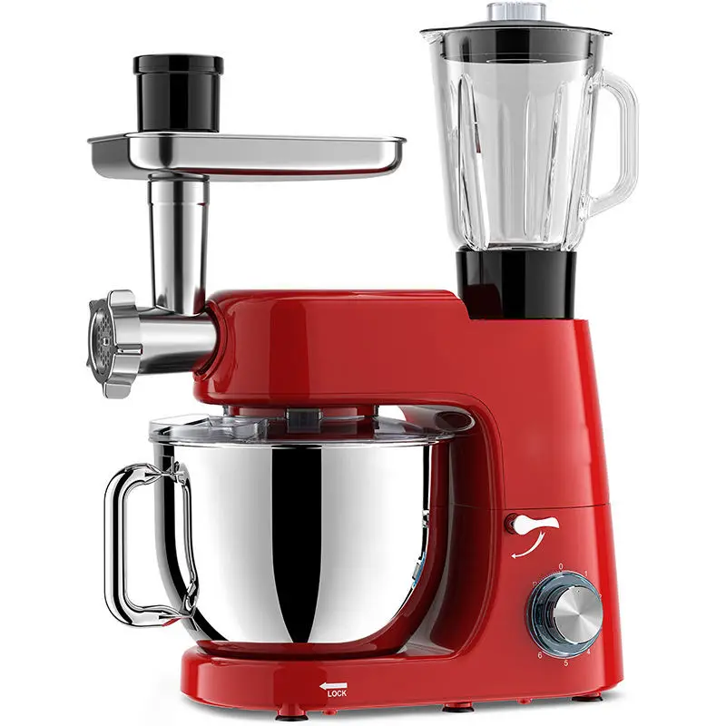 3-in-1 8L Home Cook Machine Small dough mixer Dough kneader fully automatic commercial milk mixer